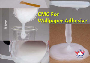 رنگ سفید CMC Carboxy Methyl Cellulose / پودر CMC برای چسب های کاغذ دیواری